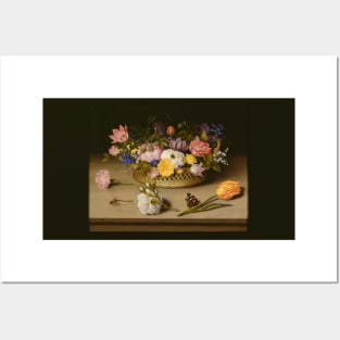 Flower Still Life by Ambrosius Bosschaert the Elder Posters and Art